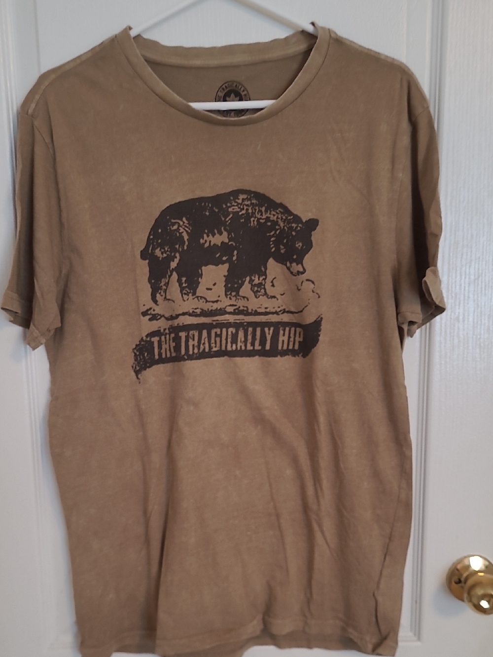 Bluenotes Brown Graphic Short Sleeve Tee - Bear Design
